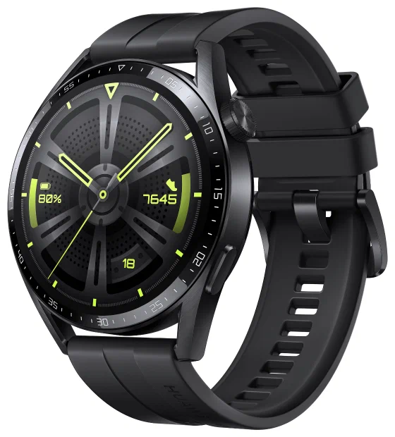 Смарт-часы Huawei Watch GT 3 Active 46 мм Черный в Челябинске купить по недорогим ценам с доставкой
